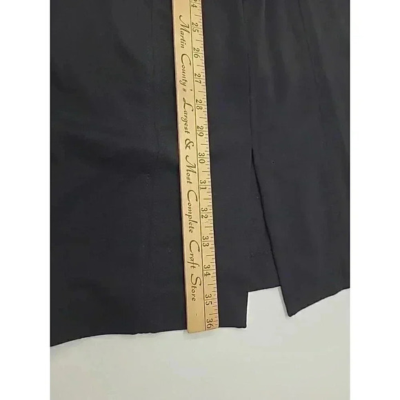 White House Black Market Pencil Dress Women's Size 2 Black Sleeveless Cowal Neck - Picture 7 of 7